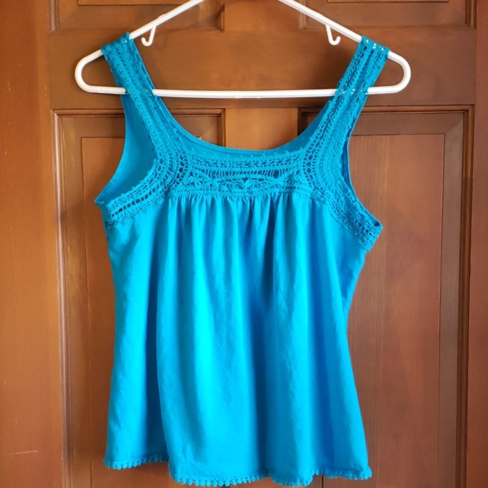 Blue tank top